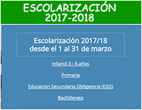 Escolarización 2017/2018